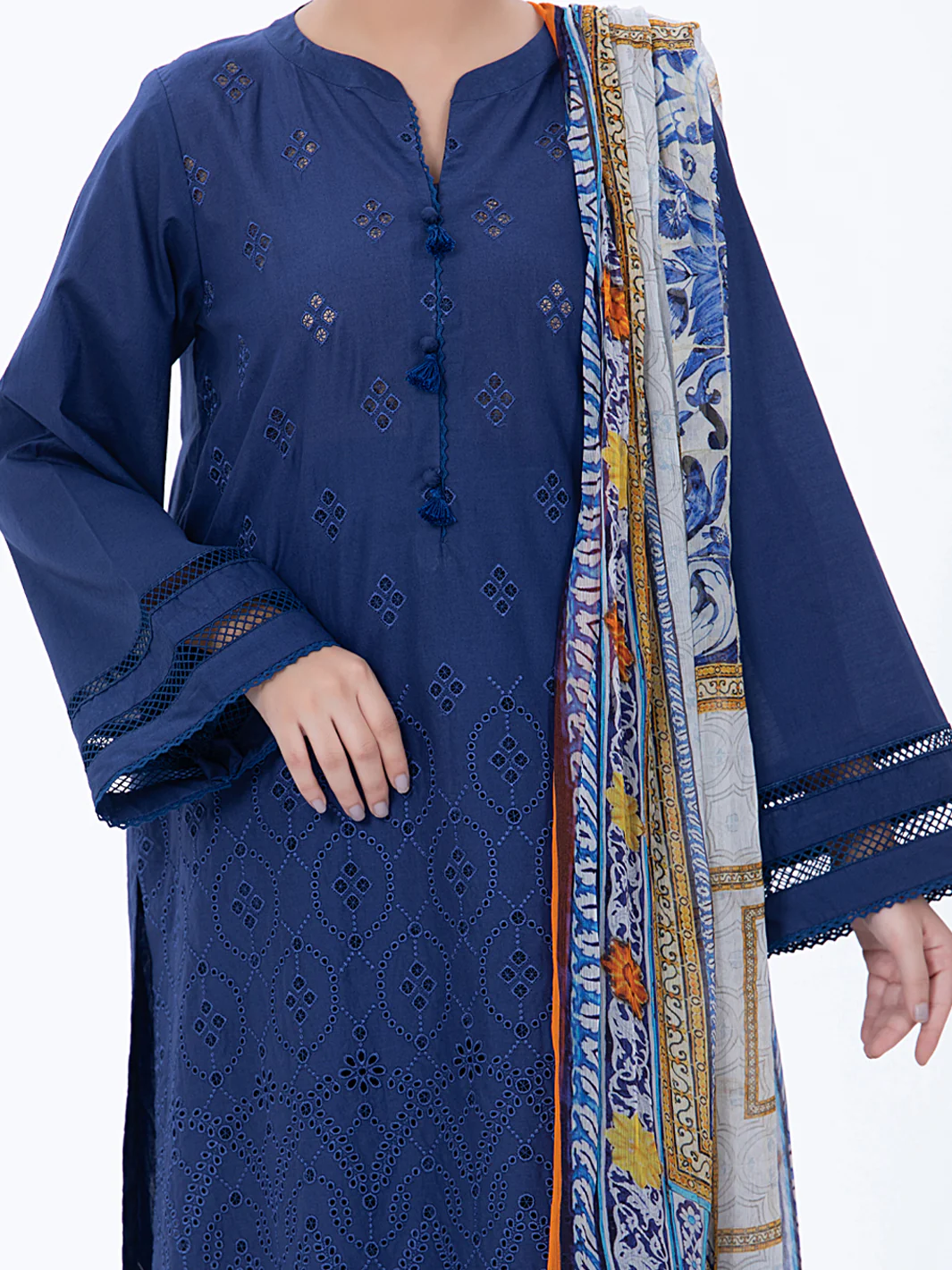 Blue Lawn 3 Piece Unstitched - ALP-3PS-1314 - Image 3
