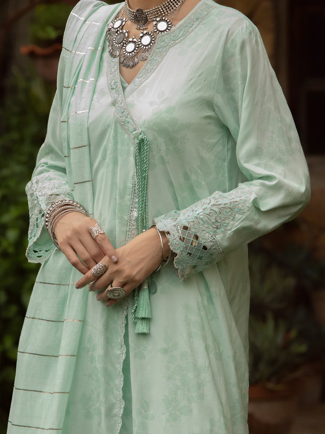 Mint Green 3 Piece Unstitched - ALP-3PS-1401 - Image 5