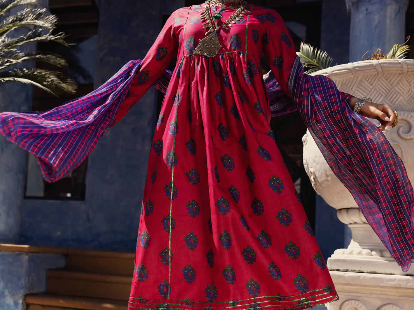 Fuchsia Lawn 3 Piece Unstitched - ALP-3PS-1501 - Image 3