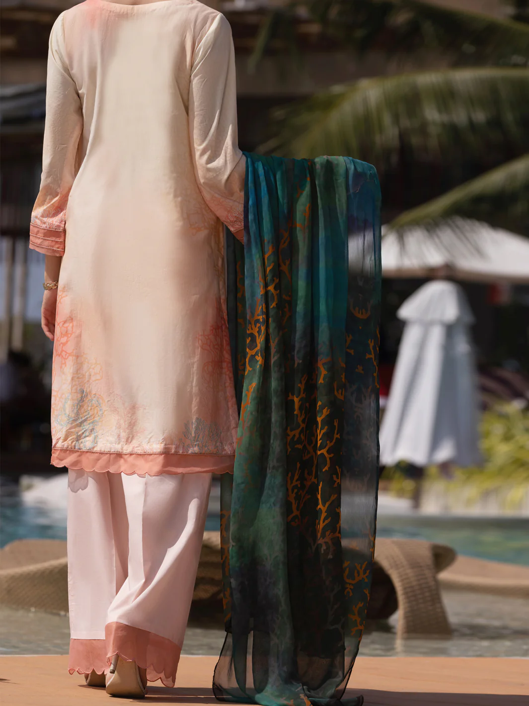 Light Pink Lawn 3 Piece Unstitched - ALP-3PS-1516 - Image 2