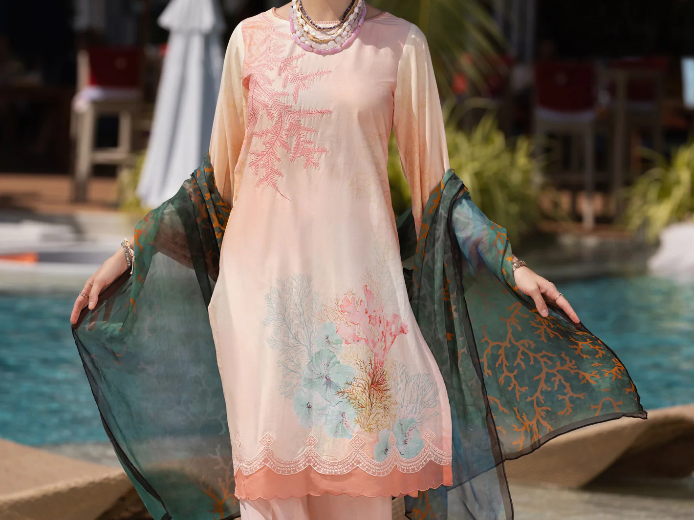 Light Pink Lawn 3 Piece Unstitched - ALP-3PS-1516 - Image 4