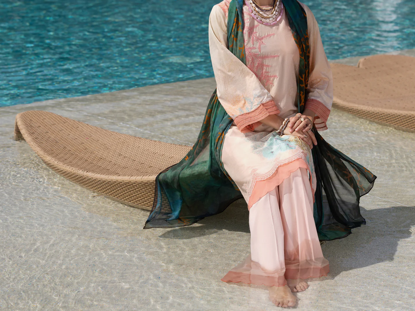 Light Pink Lawn 3 Piece Unstitched - ALP-3PS-1516 - Image 5