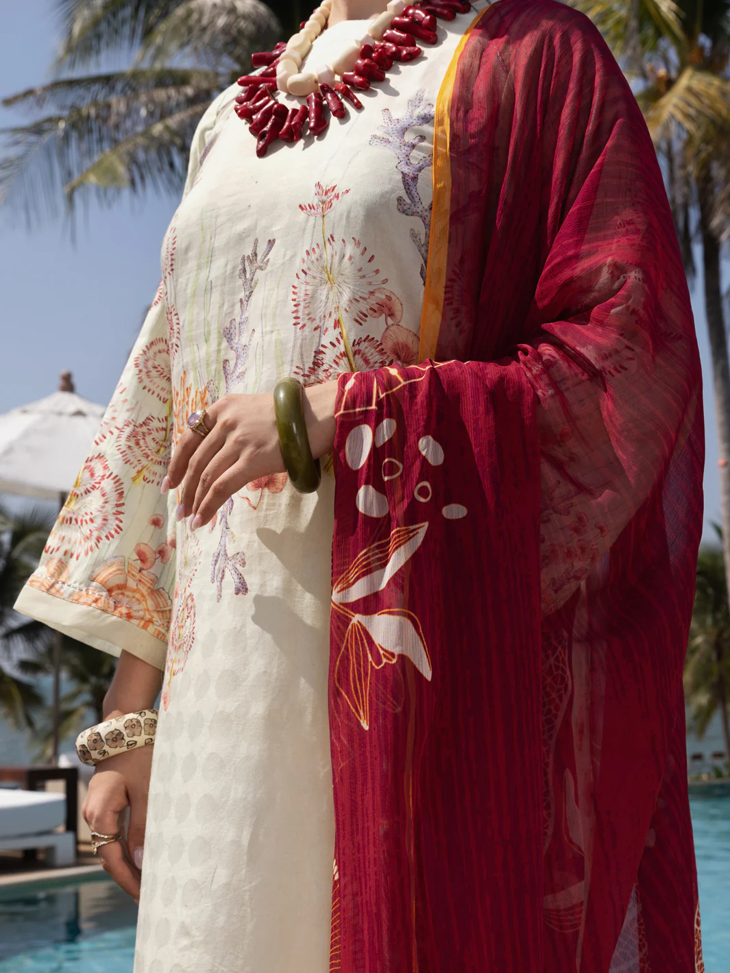Pistachio Lawn 3 Piece Stitched - ALP-3PS-1518 - Image 3