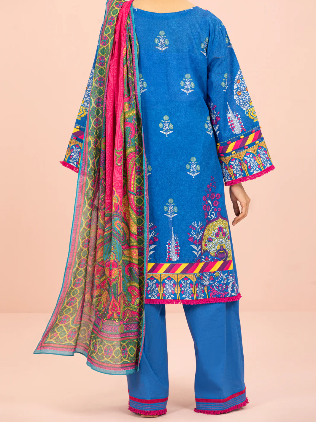 Blue Lawn 3 Piece Unstitched - ALP-3PS-1545 - Image 2