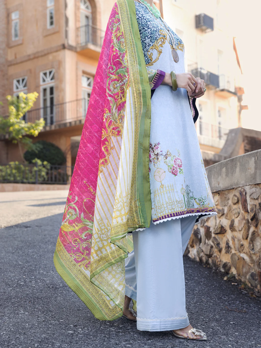 Grey Lawn 3 Piece Unstitched - ALP-3PS-1577 - Image 3