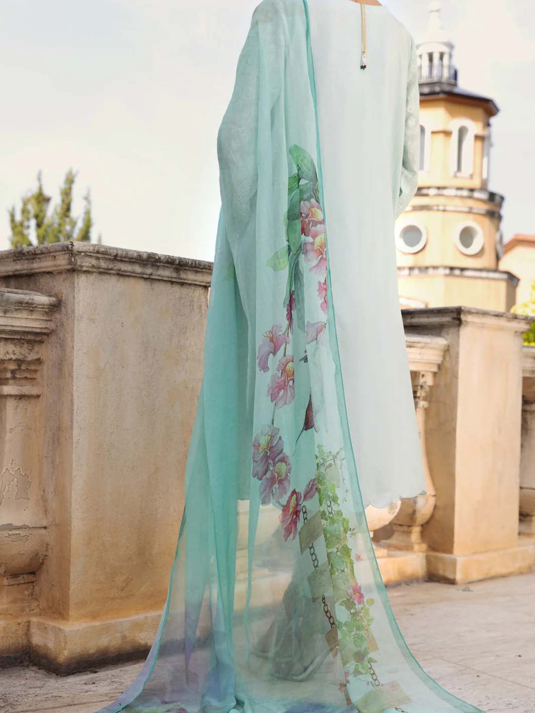Ferozi Lawn 3 Piece Unstitched - ALP-3PS-1586 - Image 2