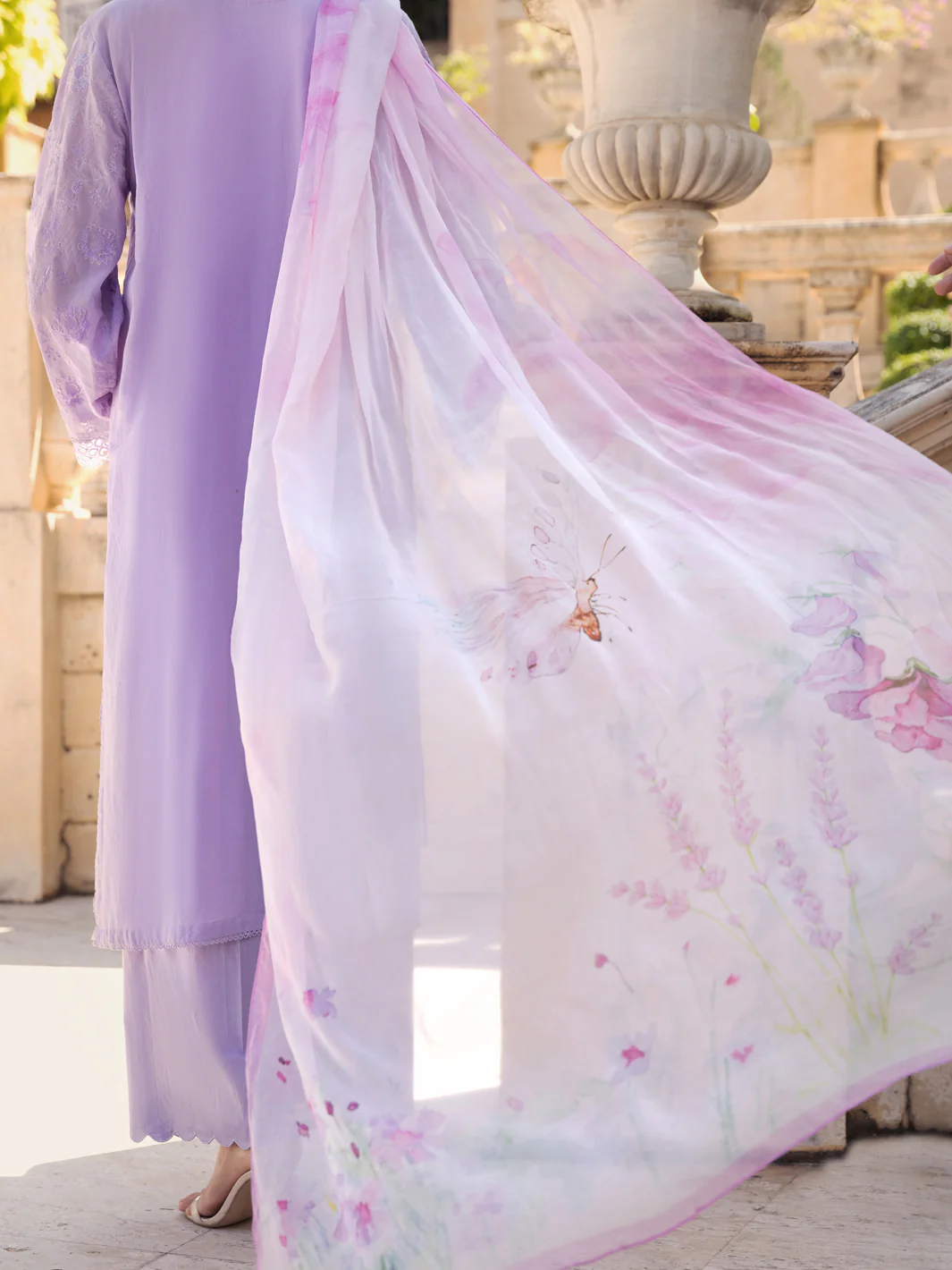 Light Purple Lawn 3 Piece Unstitched - ALP-3PS-1587 - Image 2