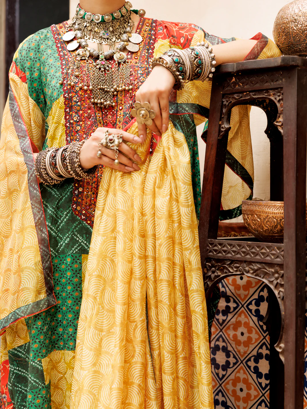 Multicolor Poly-Lawn 3Pc Stitched - ALP-3PS-1957A - Image 4
