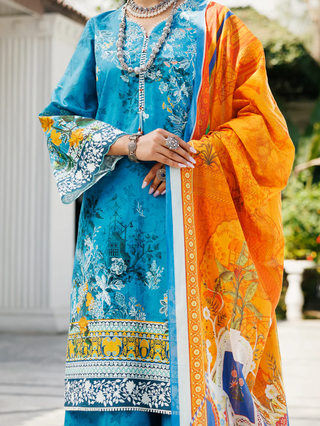 Ferozi Lawn 3 Piece Stitched - ALP-3PS-2117 - Image 2