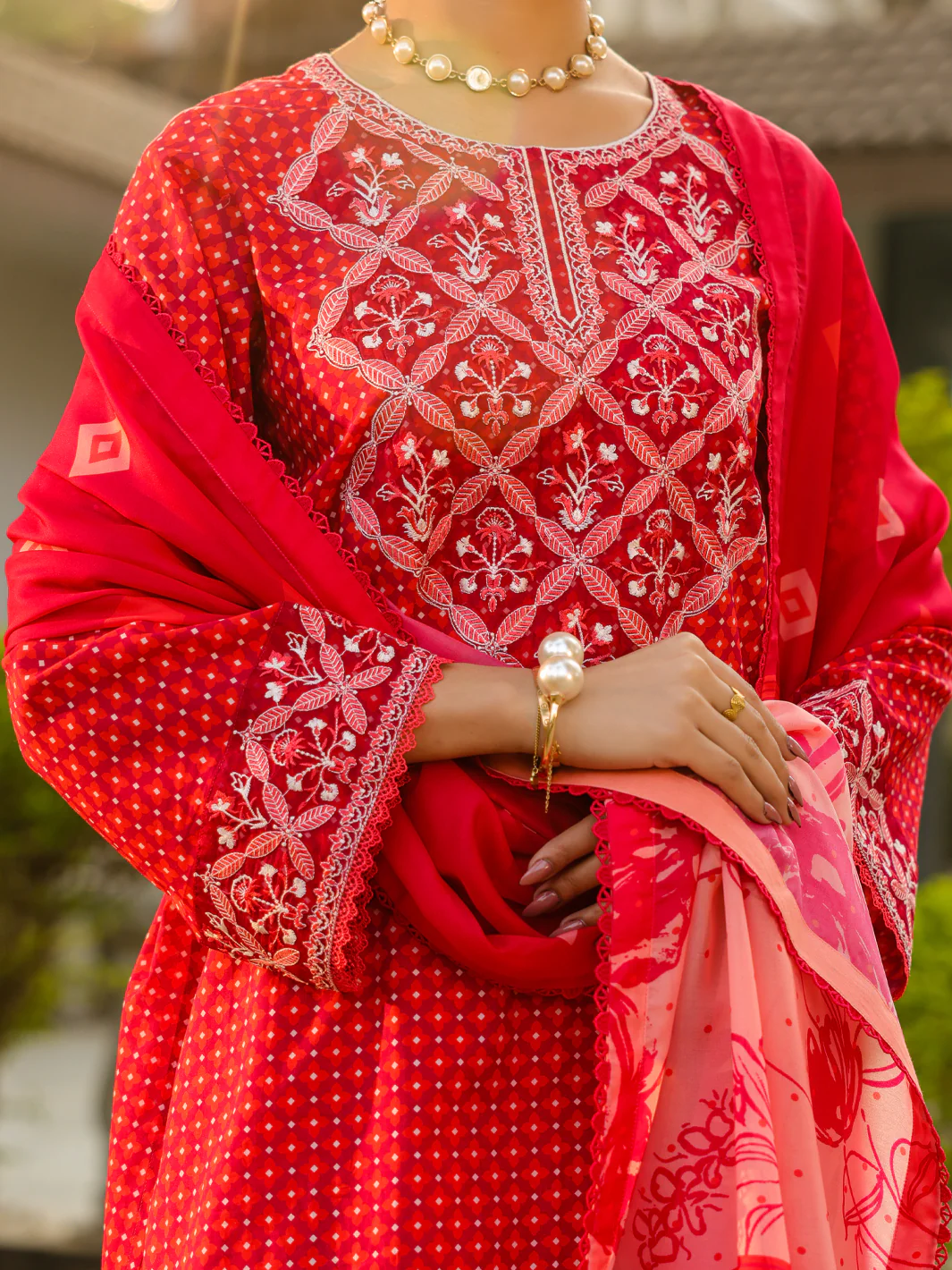 Fuchsia Lawn 3Pc Unstitched - ALP-3PS-2424 - Image 10