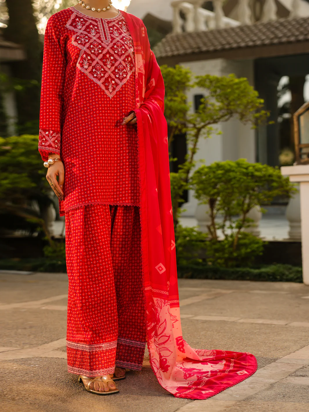 Fuchsia Lawn 3Pc Unstitched - ALP-3PS-2424 - Image 3