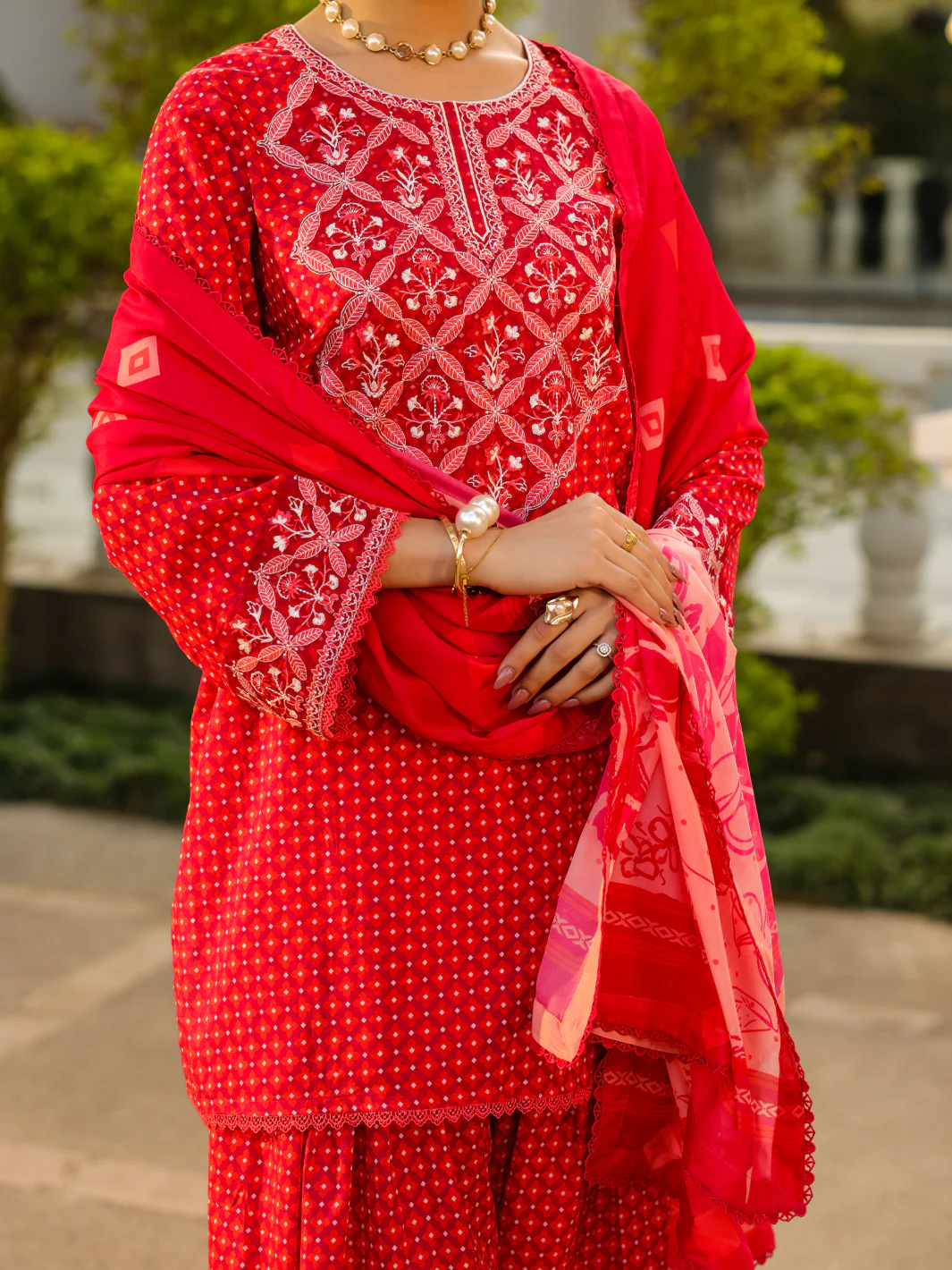 Fuchsia Lawn 3Pc Unstitched - ALP-3PS-2424 - Image 9