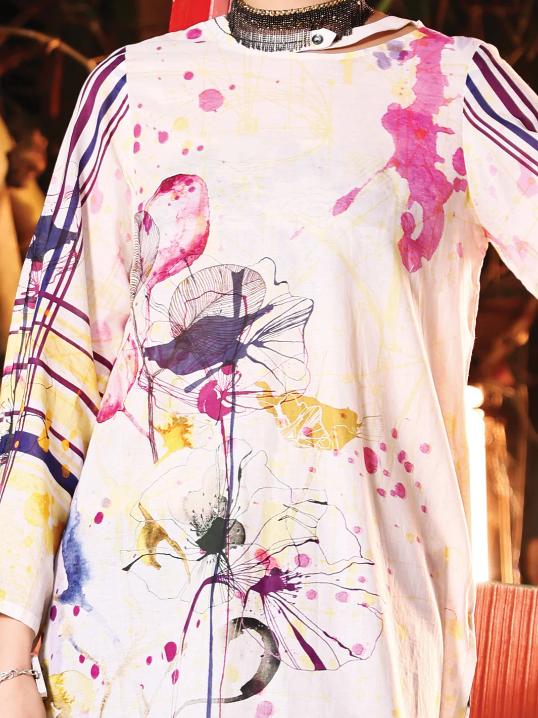 Ivory Lawn Tunic - ALP-LK-1022 - Image 2