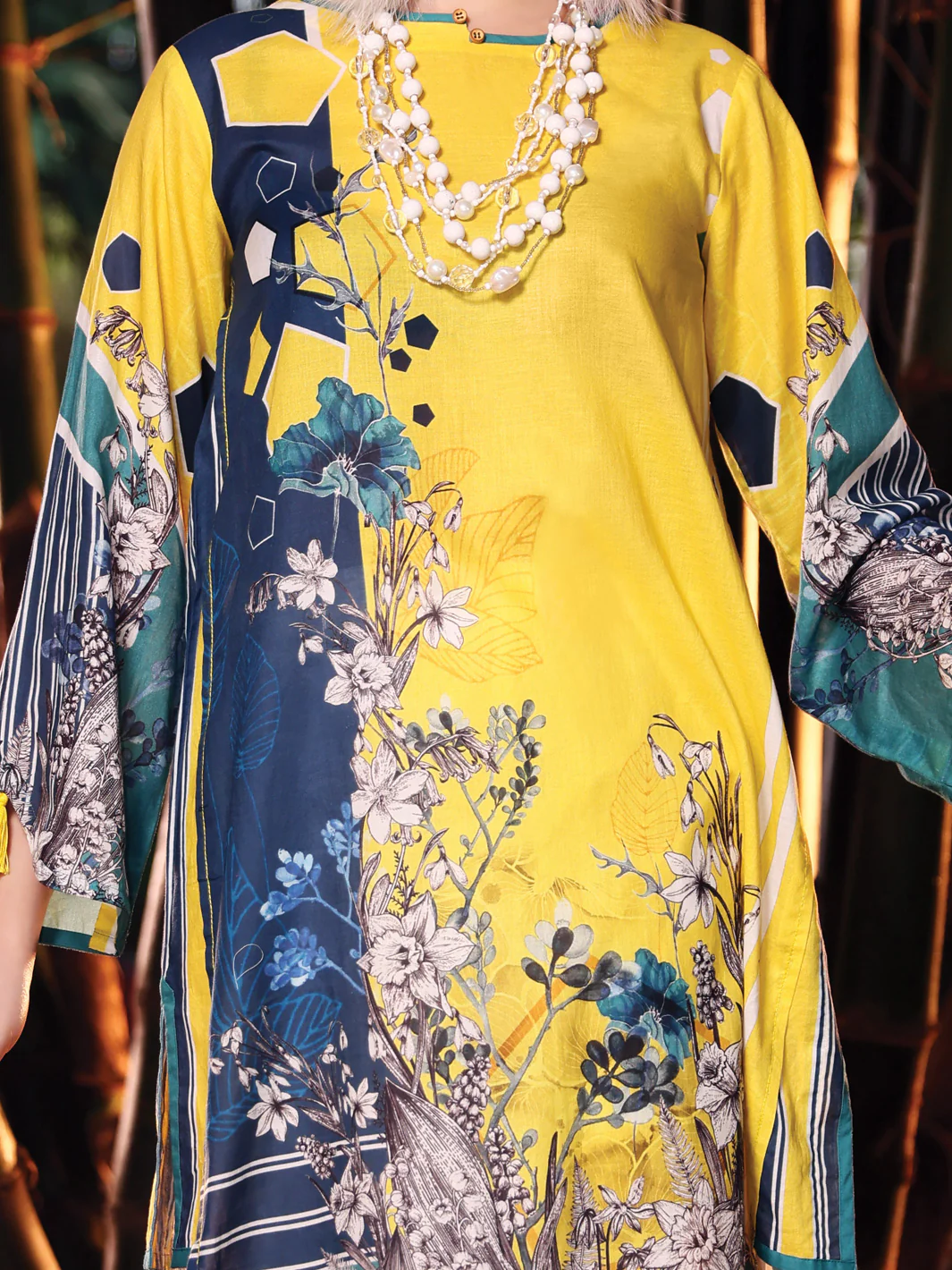 Lime Lawn Tunic - ALP-LK-1025 - Image 2
