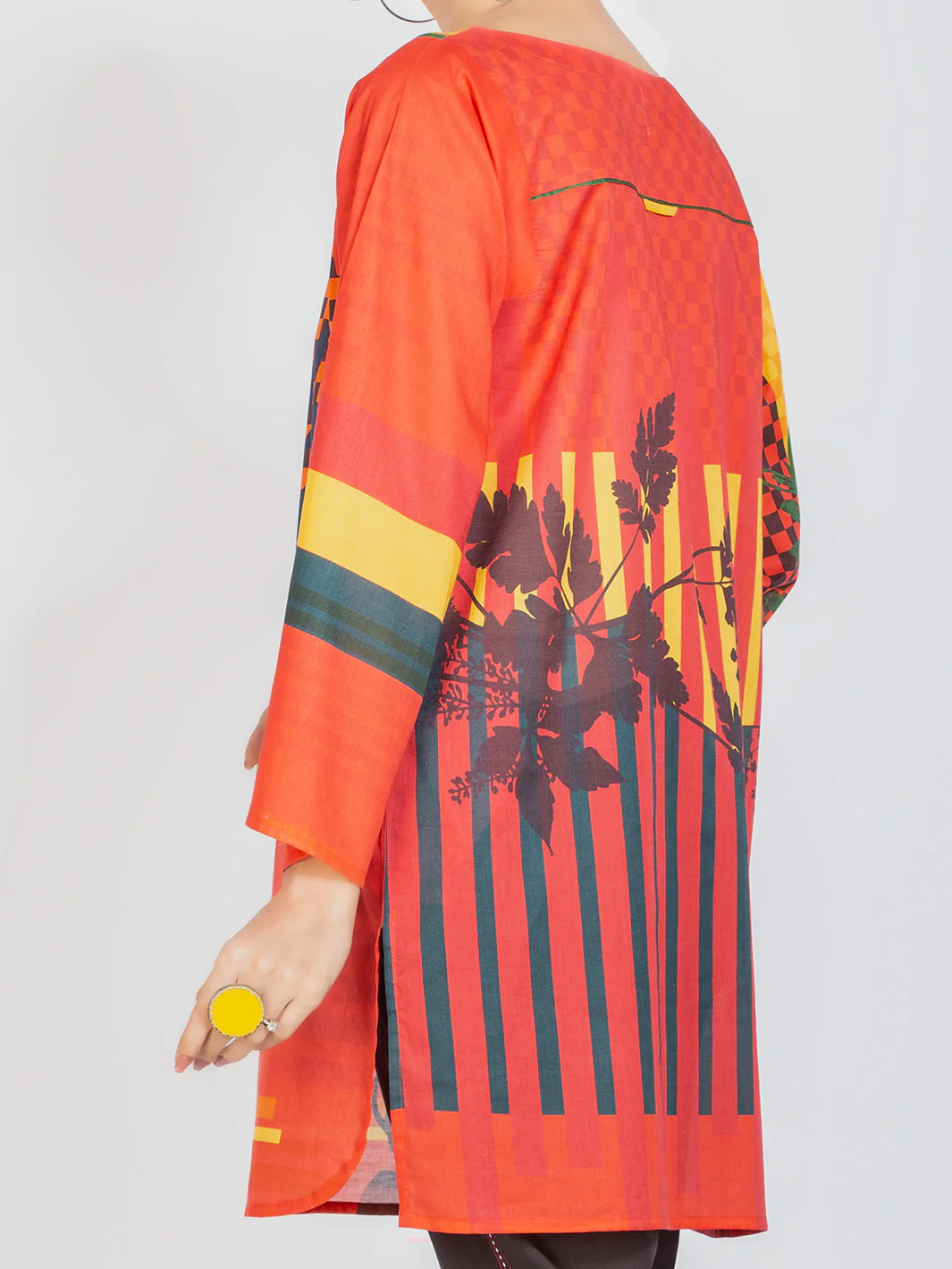 Red Lawn Tunic - ALP-LK-1111 - Image 2