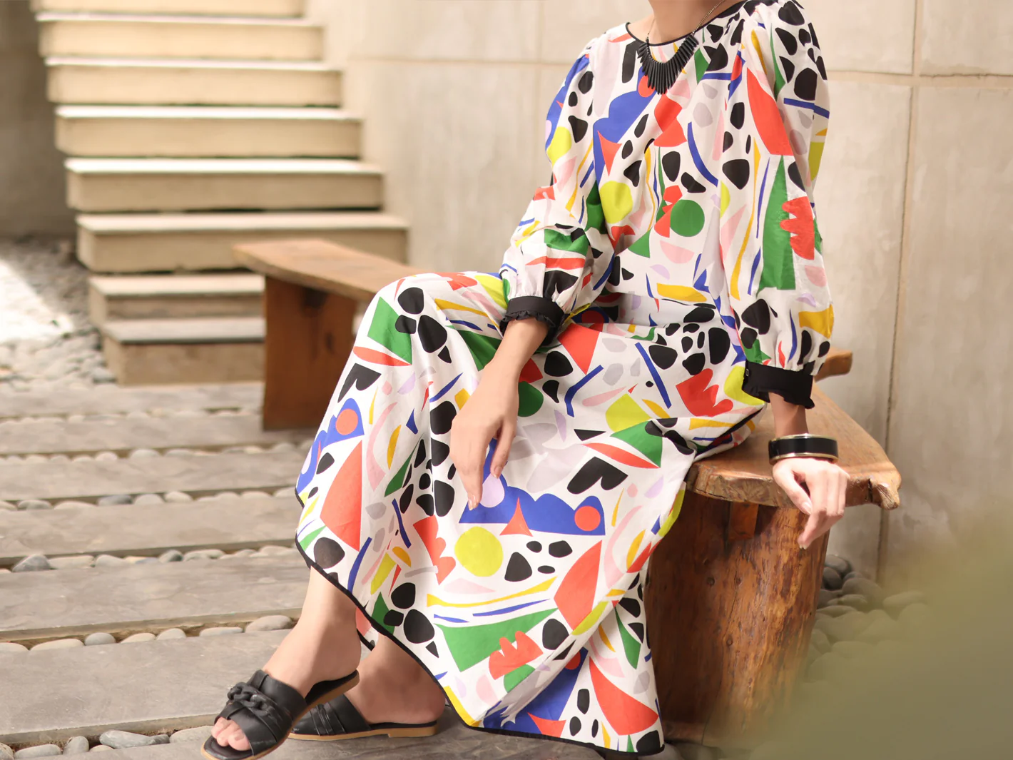 White Lawn Tunic - ALP-LK-1234 - Image 2