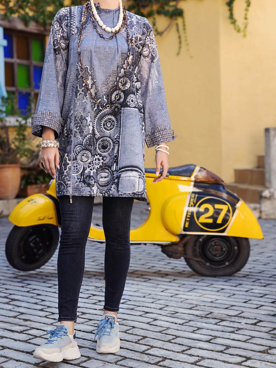 Grey Kurti - ALP-LK-1570