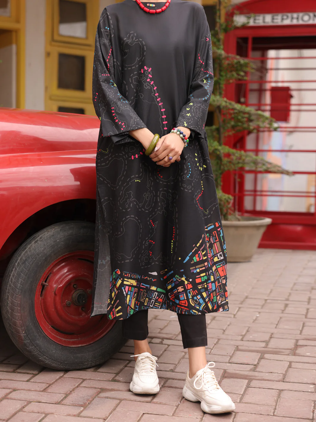 Black Kurti - ALP-LK-1710