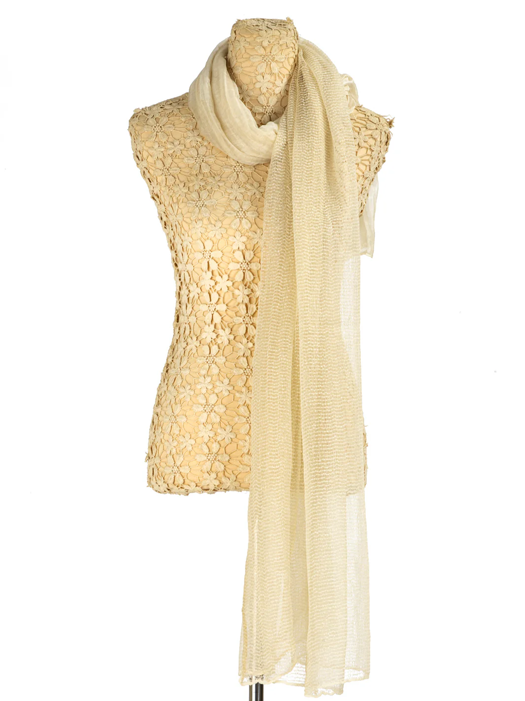 Beige Women Stole - ST-S225A