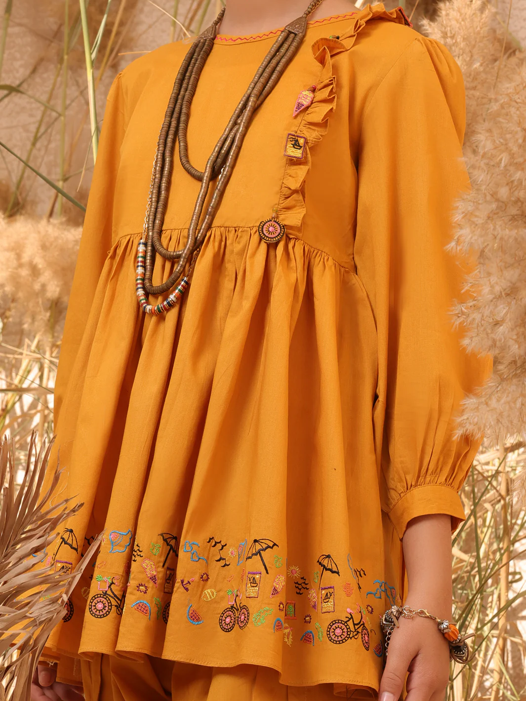 Yellow Dyed 2 Piece Stitched - ALT-2PS-LKS-1023 - Image 3