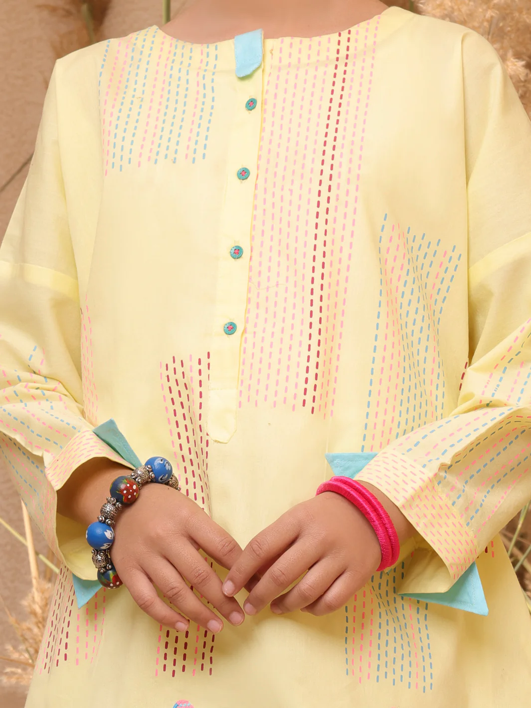Lemon Dyed 2 Piece Stitched - ALT-2PS-LKS-1035 - Image 3