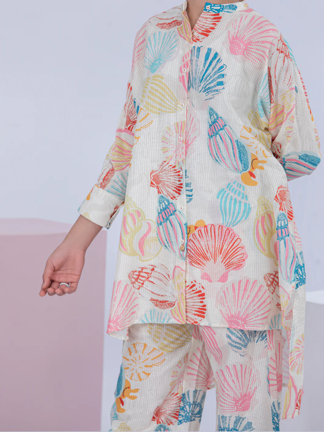 Multicolor Dobby Cotton 2 Piece Stitched - ALT-2PS-LKS-1054 - Image 4