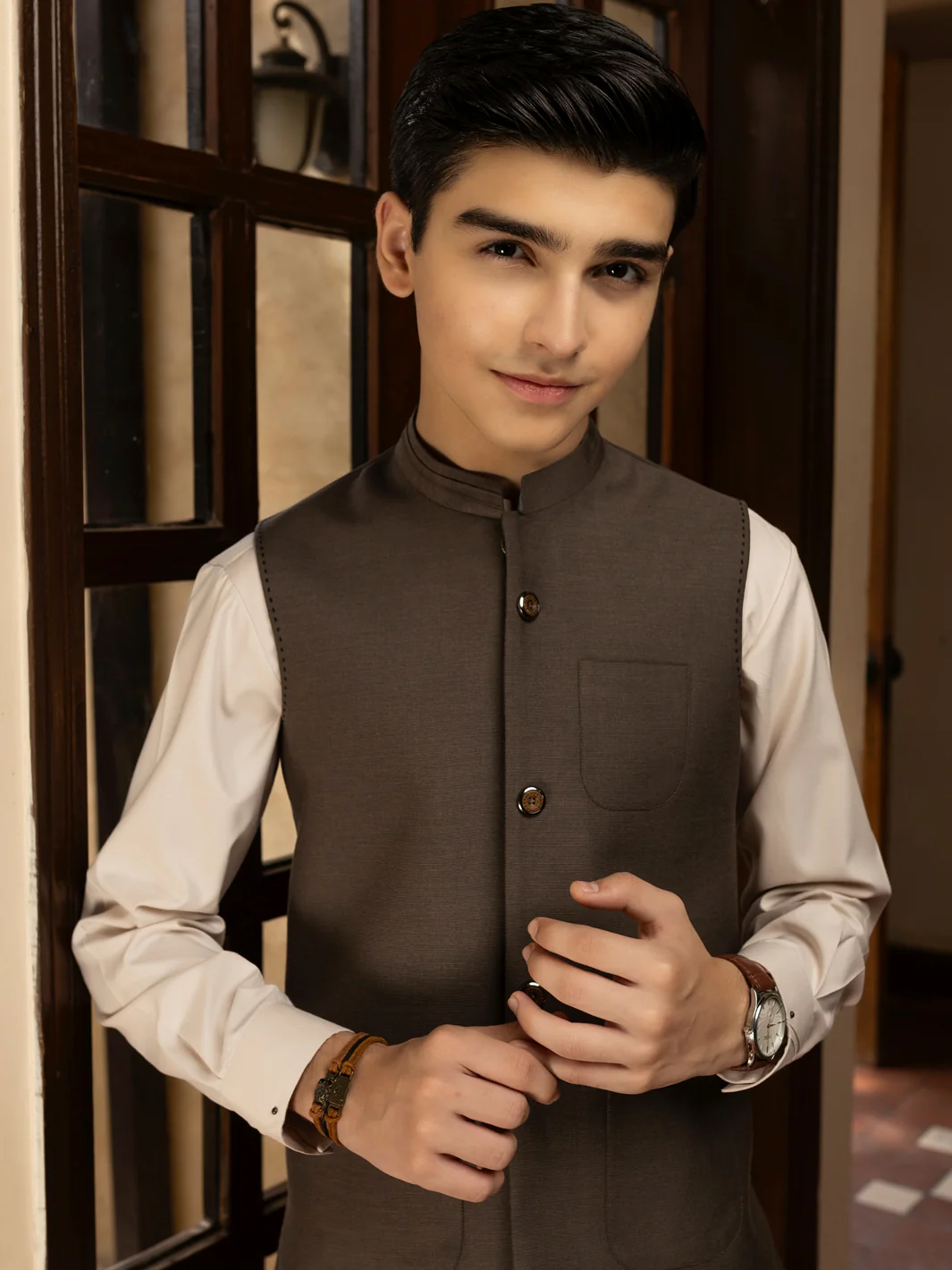 Grey Blended Waistcoat - ALT-WC-017 - Image 2