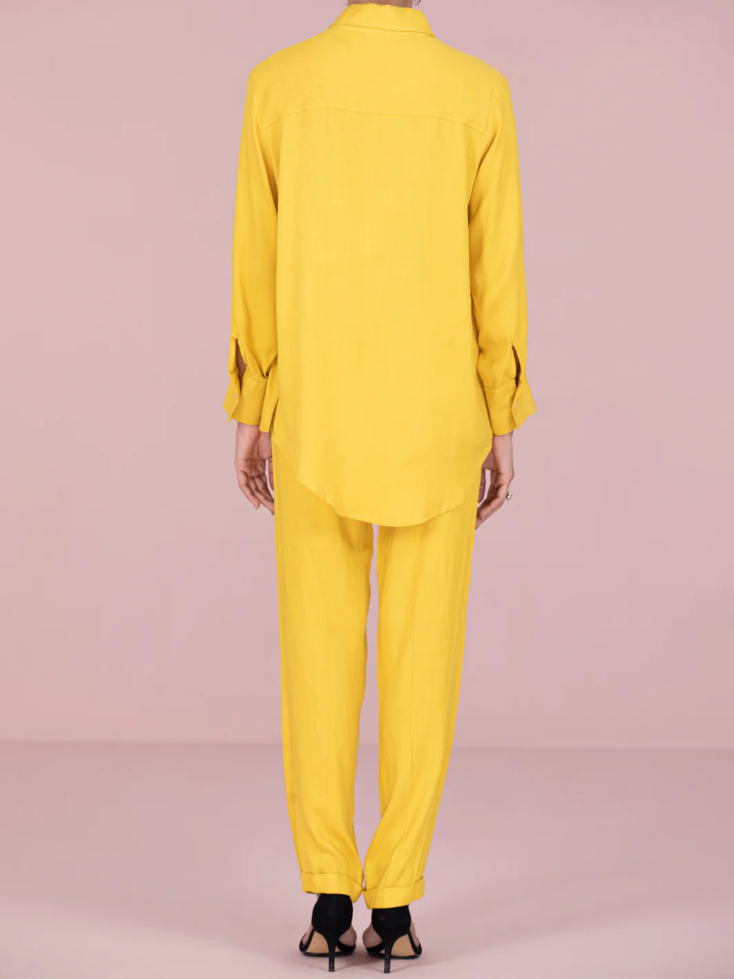 Yellow Rayon 2 Piece  Stitched - AWP-2PS-LKS-463 - Image 2