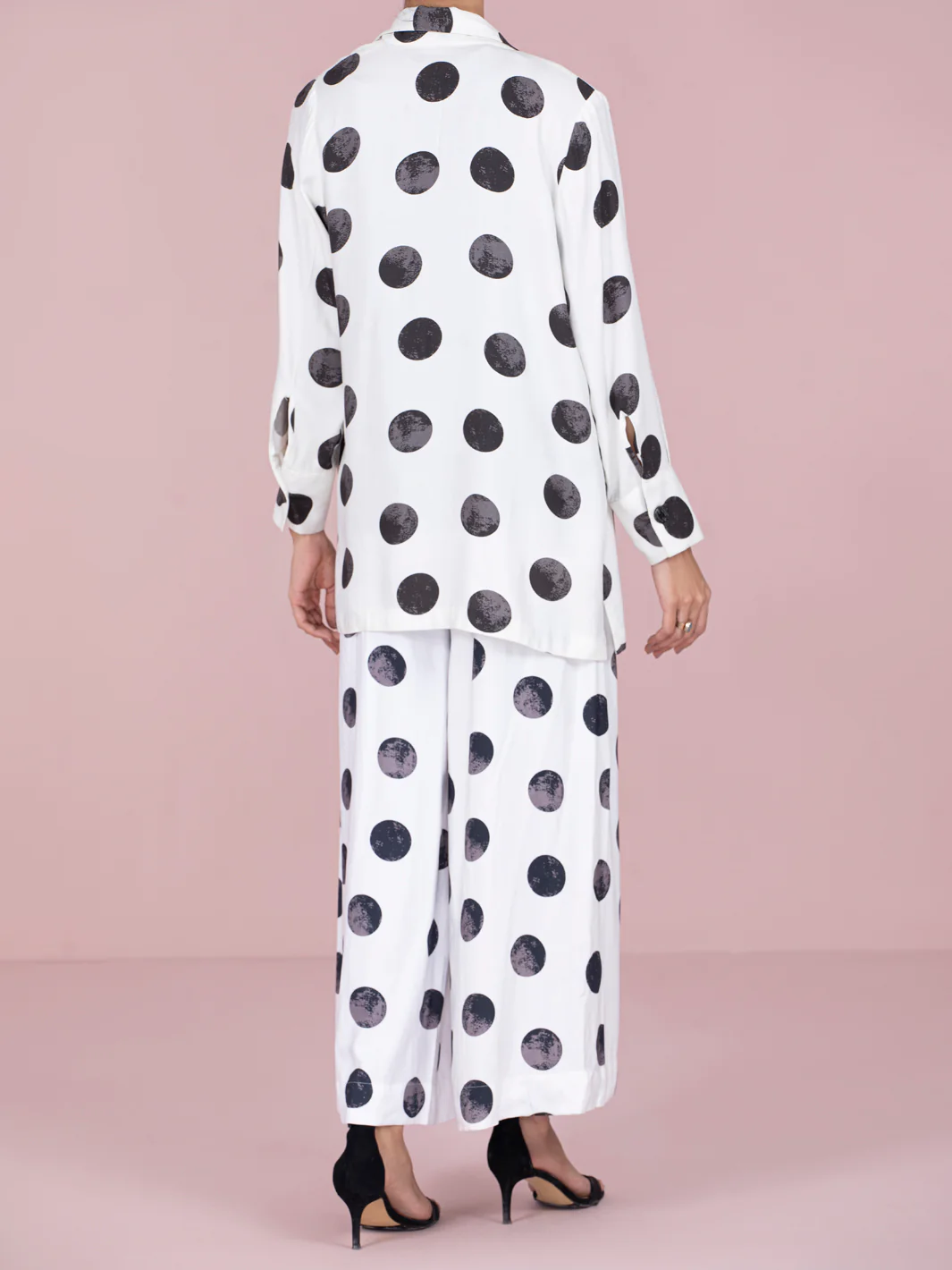 Black & White Viscose 2 Piece Stitched - AWP-2PS-LKS-465 - Image 2