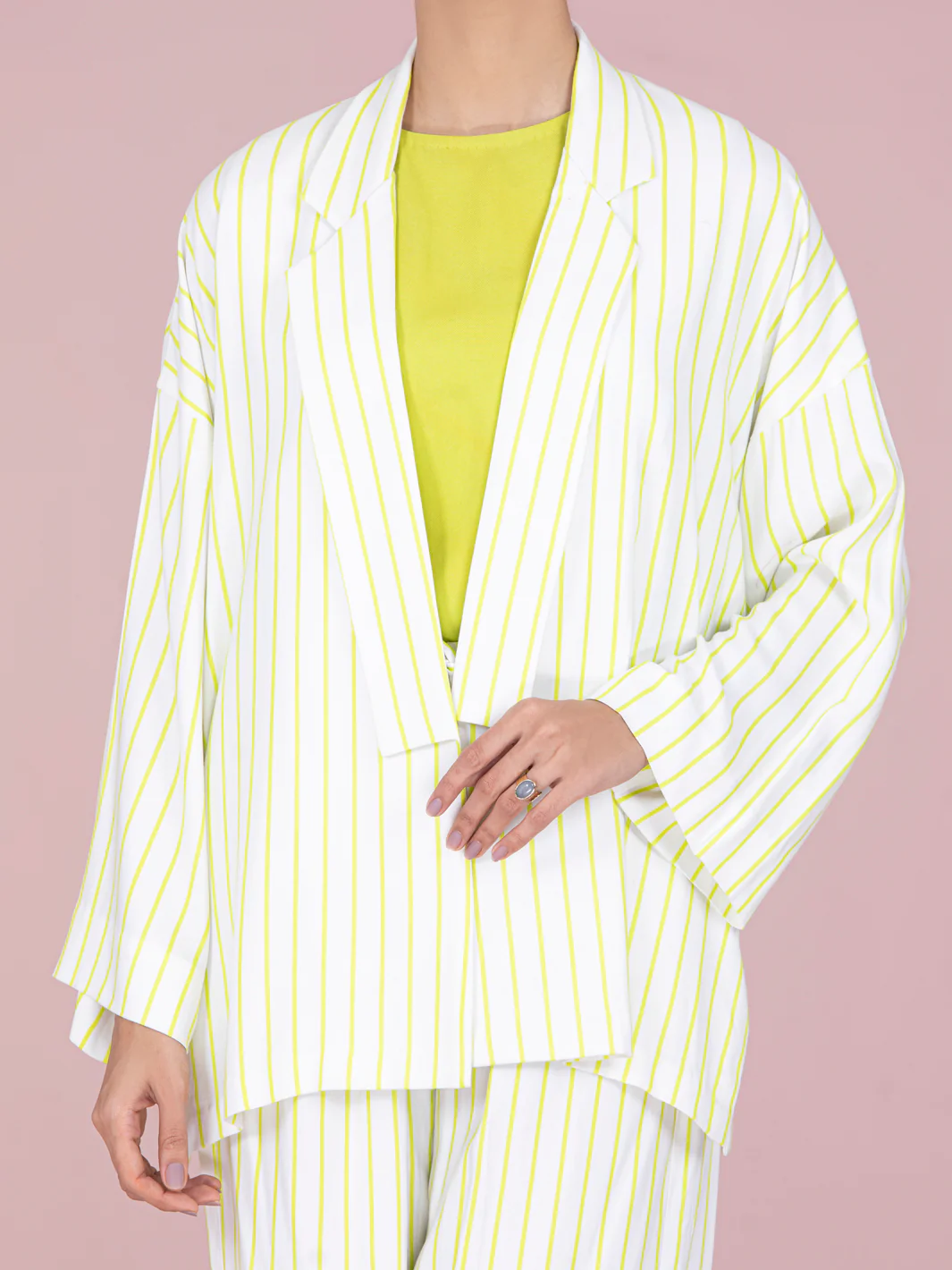 Lemon Viscose 2 Piece Stitched - AWP-2PS-LKS-466 - Image 3
