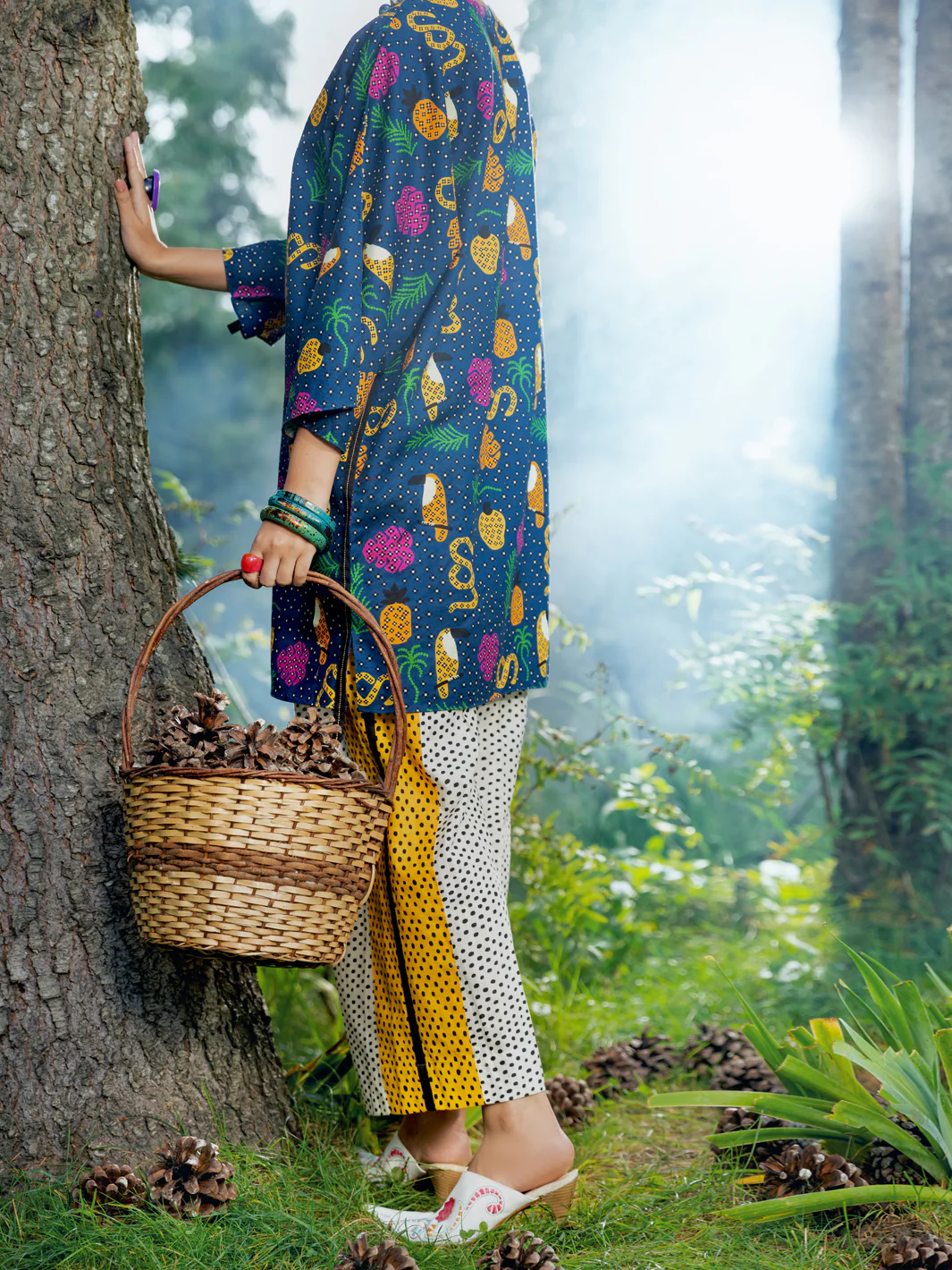 Teal Khaddar 2 Piece Stitched - AWP-2PS-LKS-610 - Image 5