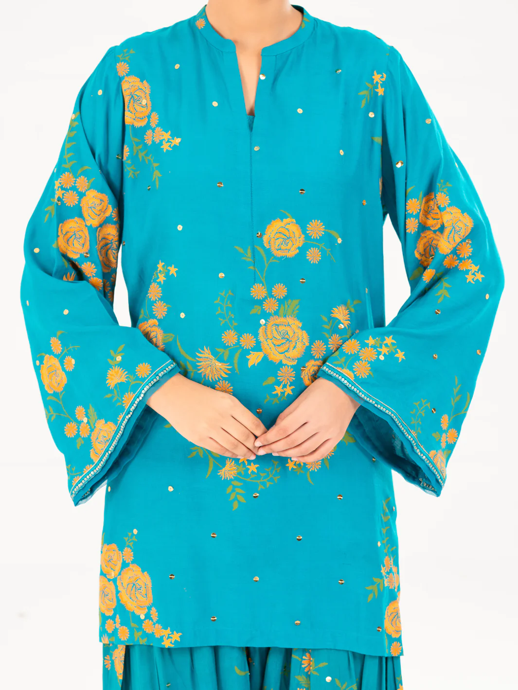Ferozi Poly-Raw Silk 2Pc Stitched - AWP-2PS-LKS-827 - Image 4