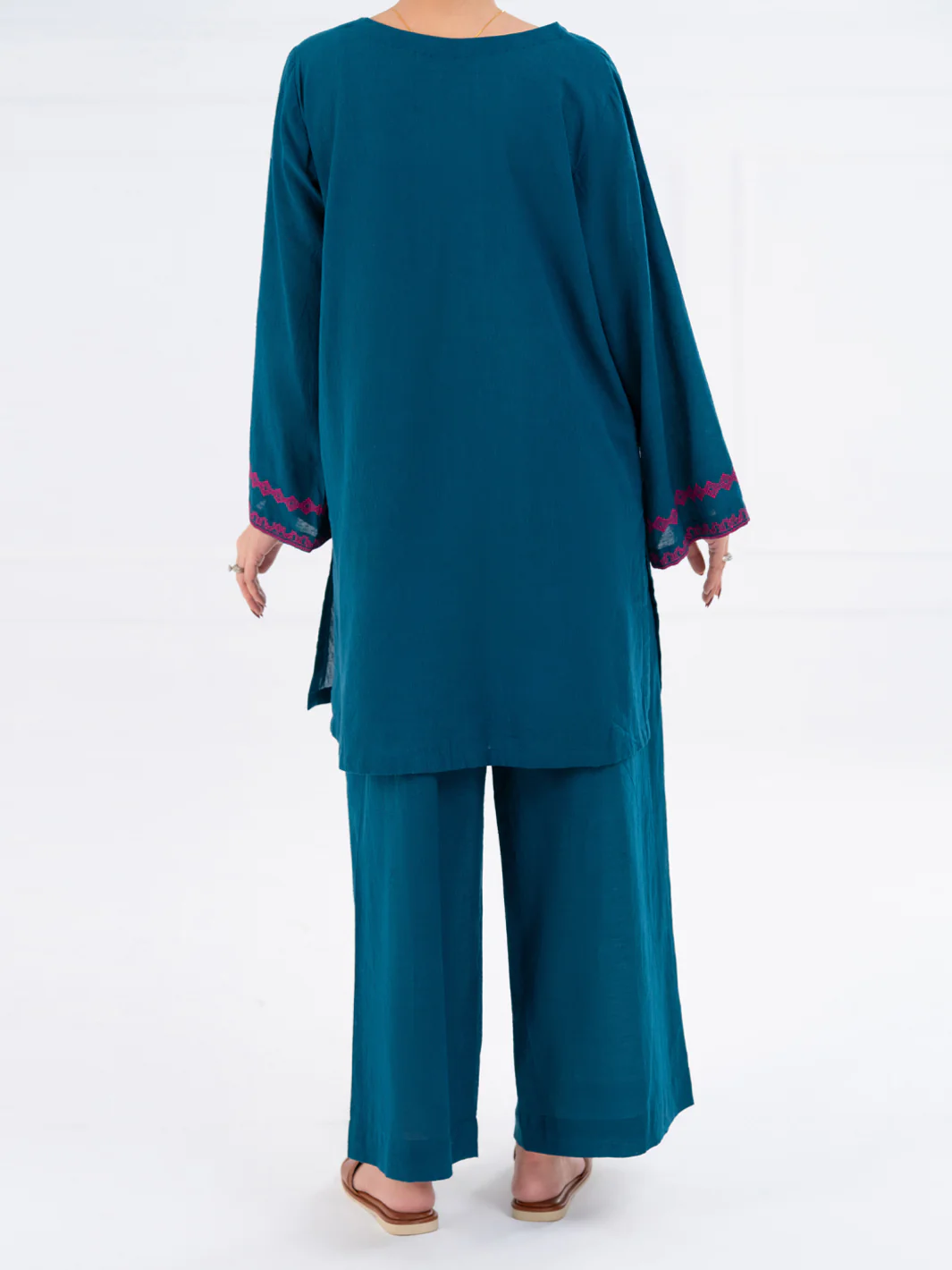 Turquoise Karandi 2Pc Stitched - AWP-2PS-LKS-830 - Image 2