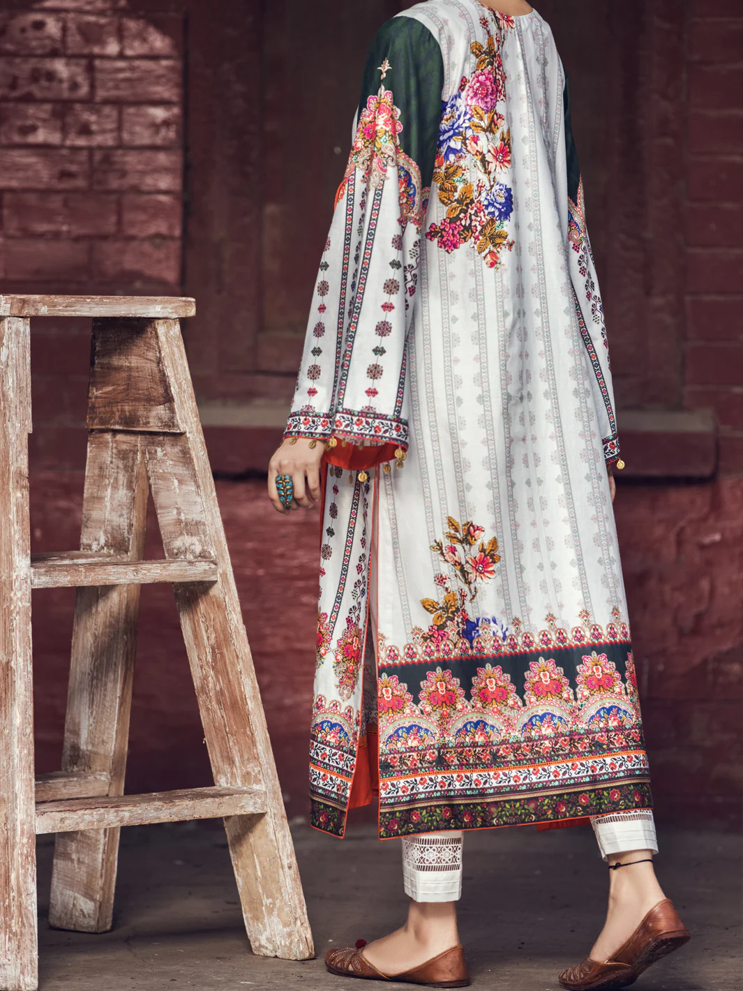 Green Cambric Tunic - AWP-LK-370 - Image 3