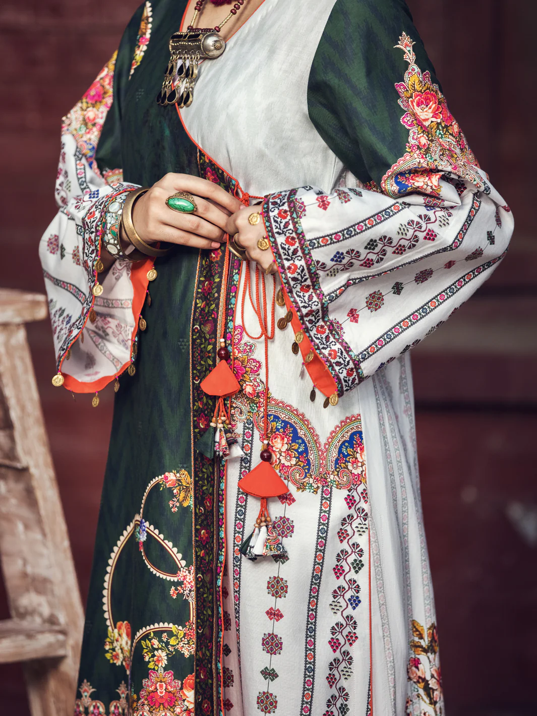 Green Cambric Tunic - AWP-LK-370 - Image 4