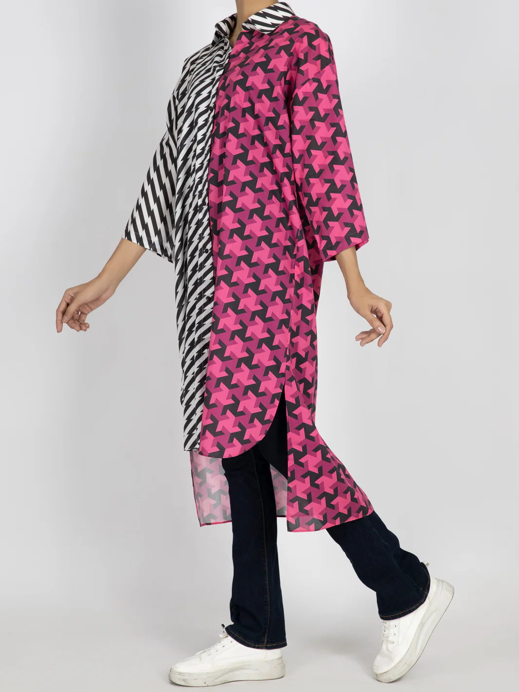 Multicolor Cambric Tunic - AWP-LK-473 - Image 4