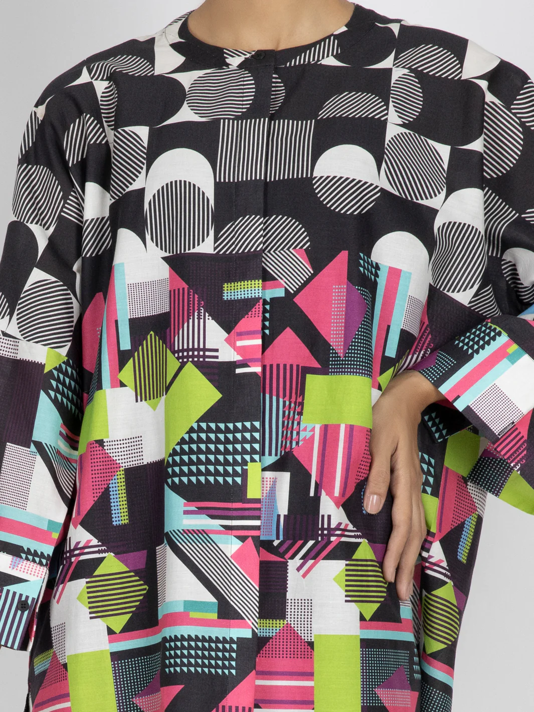 Multicolor Cambric Tunic - AWP-LK-474 - Image 4