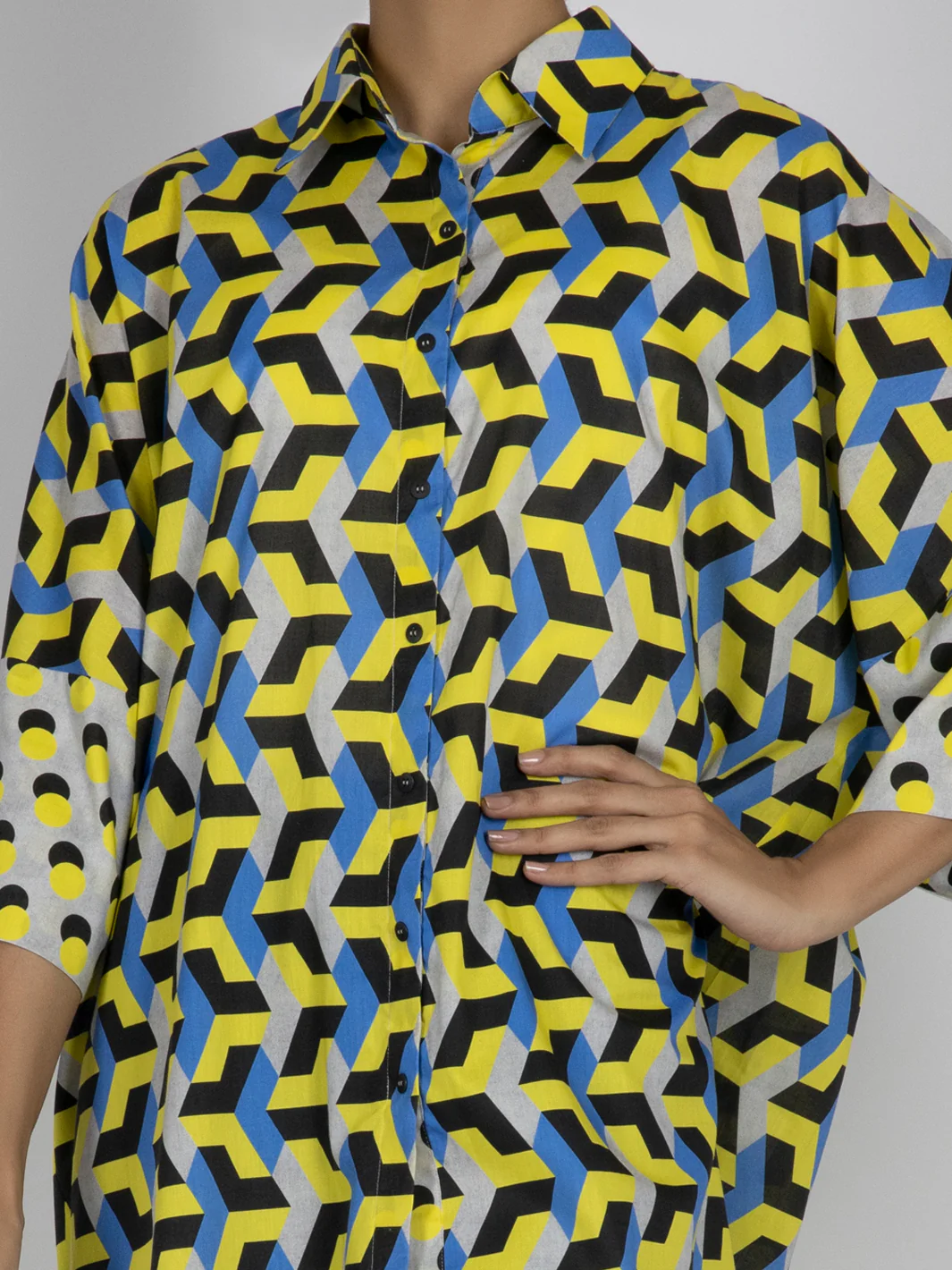 Multicolor Cambric Tunic - AWP-LK-476 - Image 4