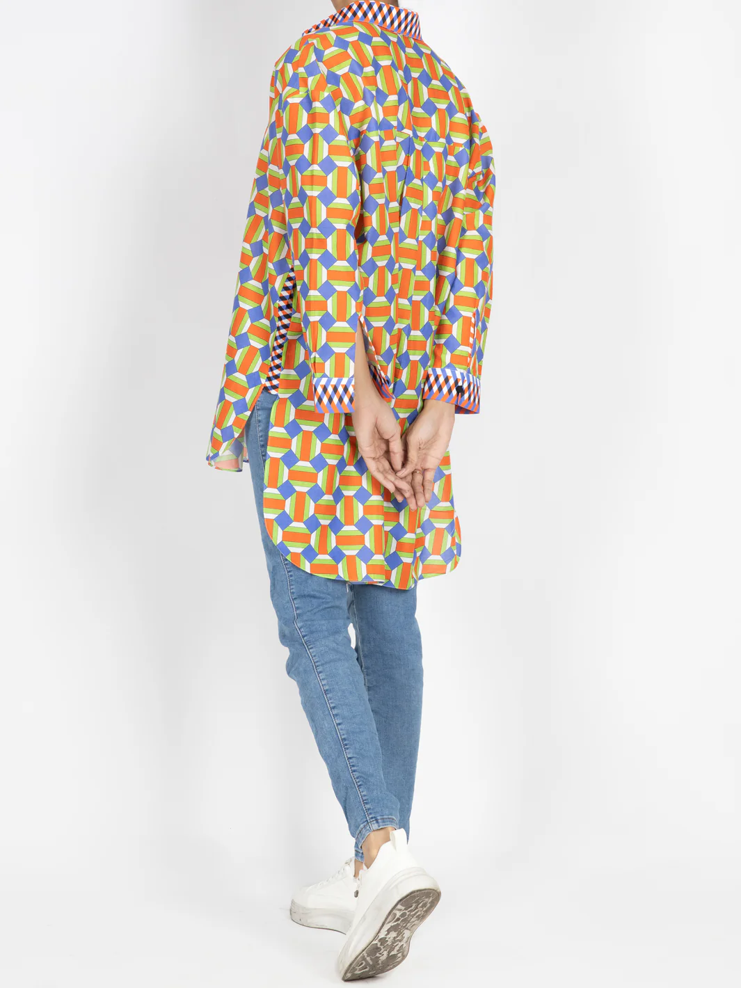 Multicolor Cambric Tunic - AWP-LK-477 - Image 4