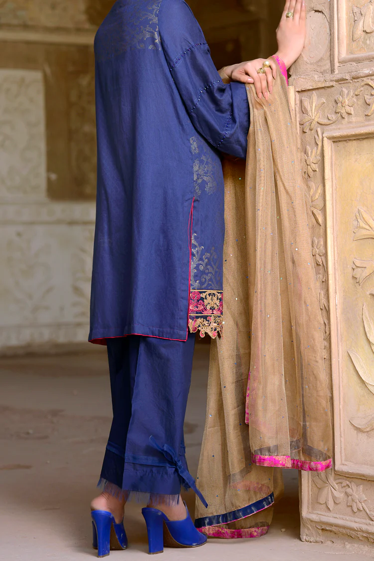Blue 2 Piece Stitched - ALP-434 - Image 3