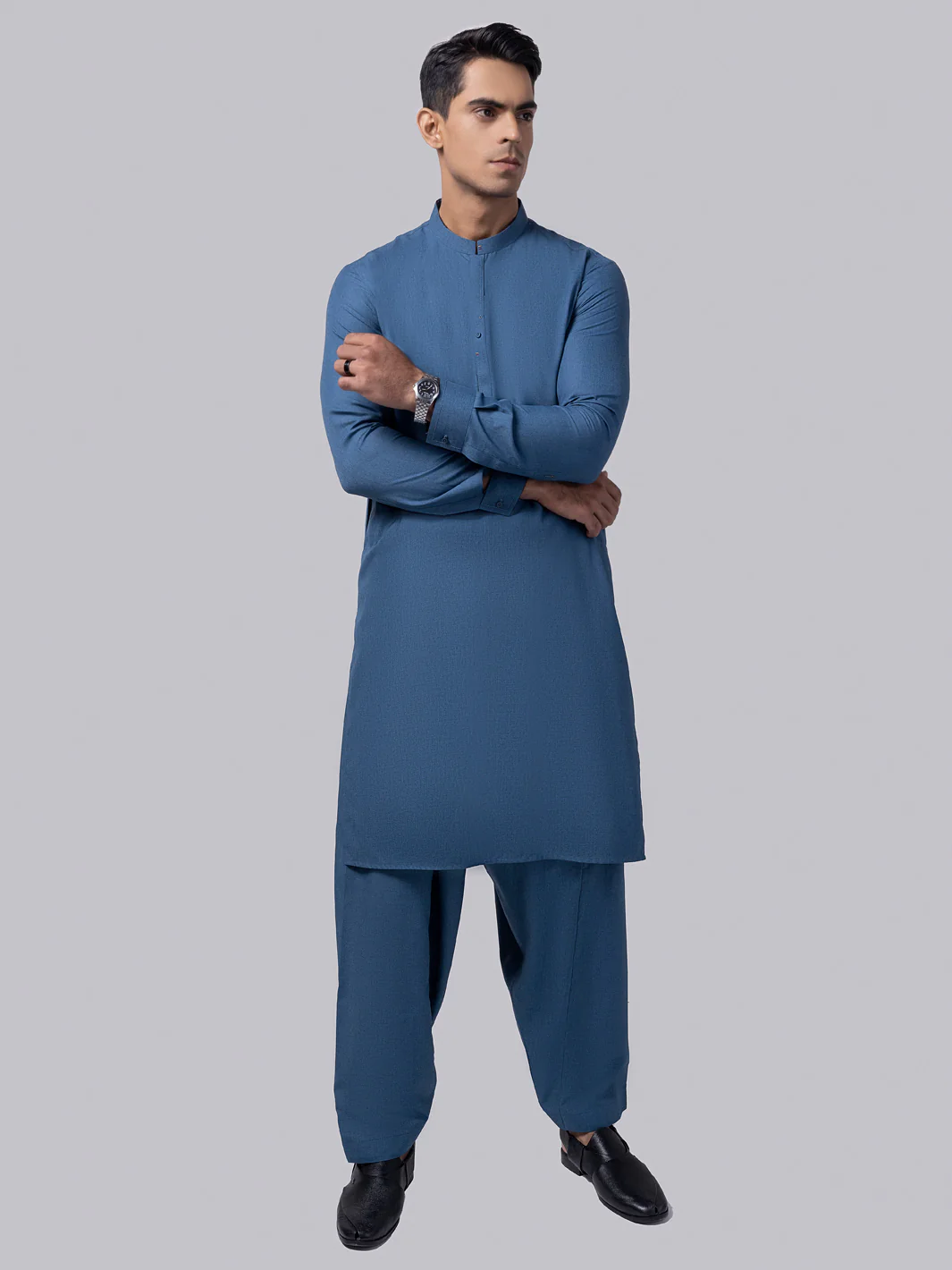 Blue Kameez Shalwar - AL-KS-3021