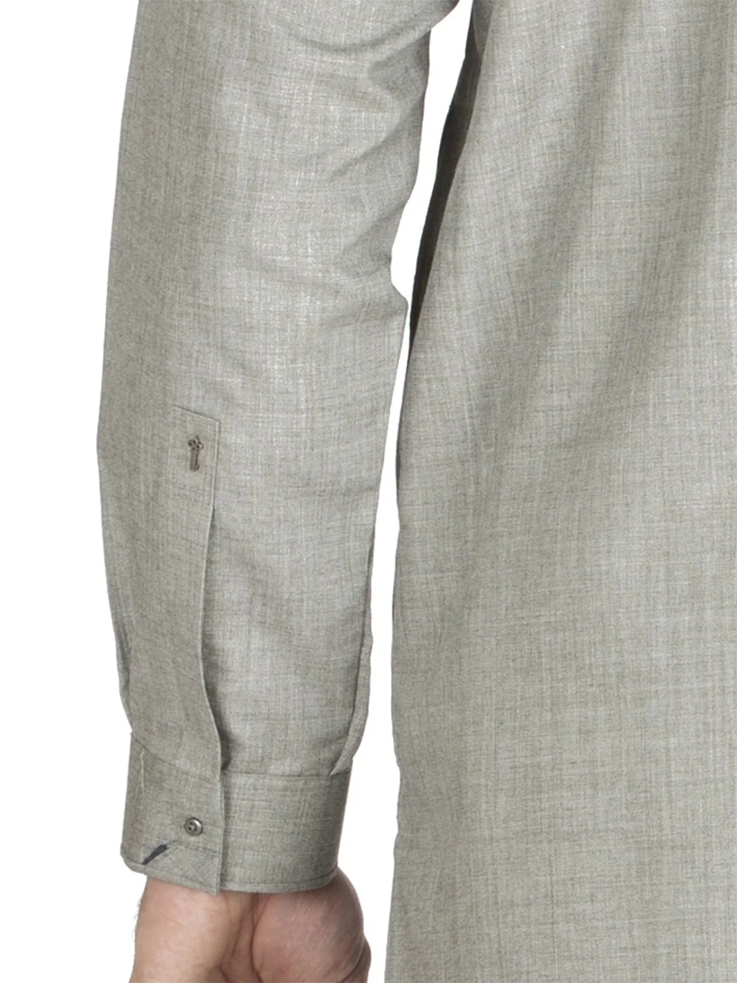 Grey Blended Kameez Shalwar - AL-KS-2415 - Image 3