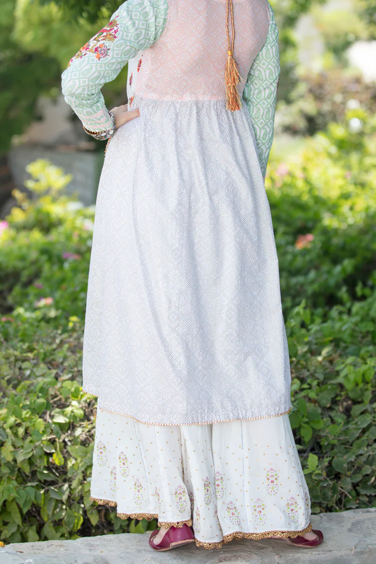 Off White Wool 2 Piece Stitched - LKS-623 - Image 4