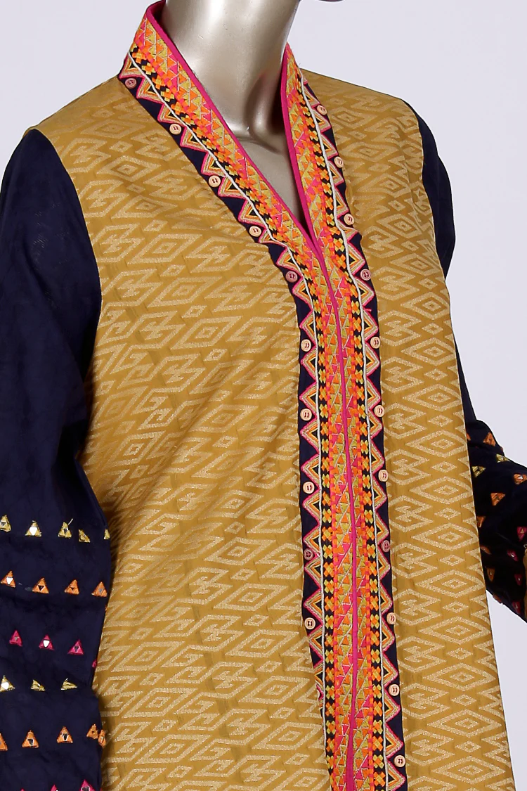 Yellow 3 Piece Stitched - ALP-349 - Image 2